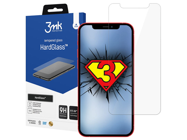 3mk HardGlass 9H tempered glass for Apple iPhone 12 Mini