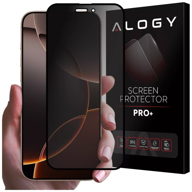 Tvrdené sklo Alogy Privacy Glass pre Apple iPhone 16 Pro, matné, ochranné sklo