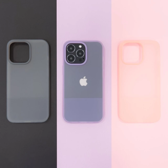 Чохол-накладка Kingxbar Plain Series для iPhone 13 silicone cover рожевий