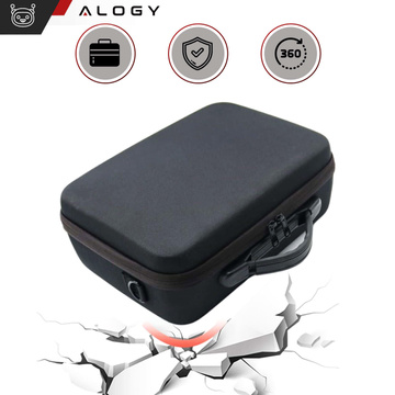 Hard Case Kufor Puzdro pre DJI Mini 4 Pro / DJI Mini 3 Pro / Mini 3 Drone Hard with Rep Hard Case Alogy Black