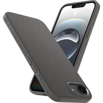 Etui Spigen Liquid Air do iPhone 16E Marble Gray TPU z Air Cushion