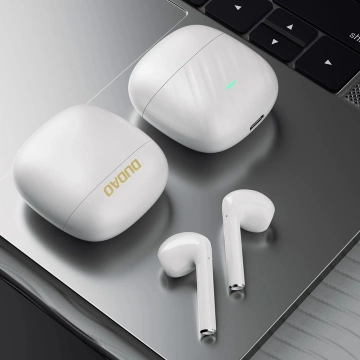 Bezdrátová sluchátka do uší Dudao U14 TWS Bluetooth 5.3 - bílá