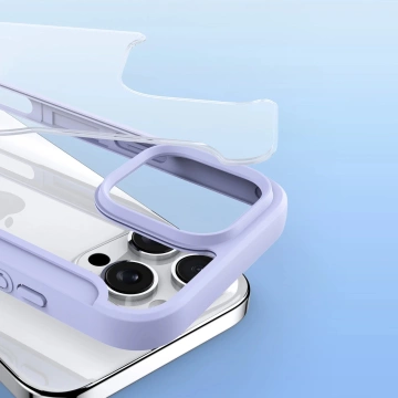 Puzdro MagSafe pre iPhone 16 Pro Max Dux Ducis Skin X Pro fialové