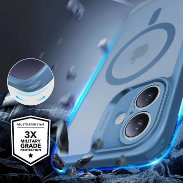 Etui ESR Classic Pro Set MagSafe iPhone 16 Niebieski Frosted