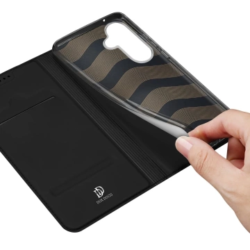 Peněženka se stojánkem pro Samsung Galaxy S23 FE Dux Ducis Skin Pro - černá