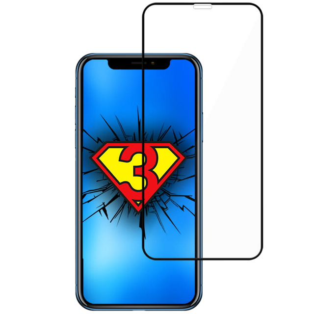 Tvrdené sklo HardGlass Max Lite 3mk pre Apple iPhone 11 Black