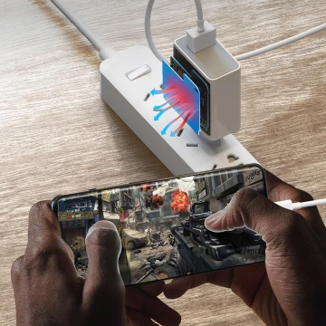 Розгалужувач HUB Alogy Adapter для ноутбука з USB-C на 3x USB-A 2.0 1x USB-A 3.0 сірий