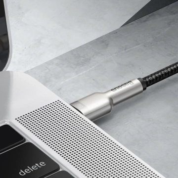 Kábel Baseus Cafule USB-C na USB-C, 100 W, 2 m (čierny)