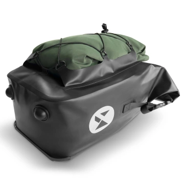 Wozinsky wasserdichte Fahrradtasche 25l schwarz (WBB24BK)