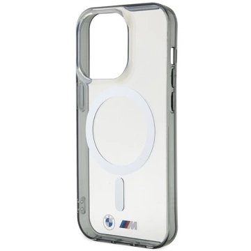 Etui BMW BMHMP14XHCRS für iPhone 14 Pro Max 6.7" Hardcase Silver Ring MagSafe