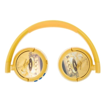 BuddyPhones POPFun Kids Wireless Headphones (Yellow)