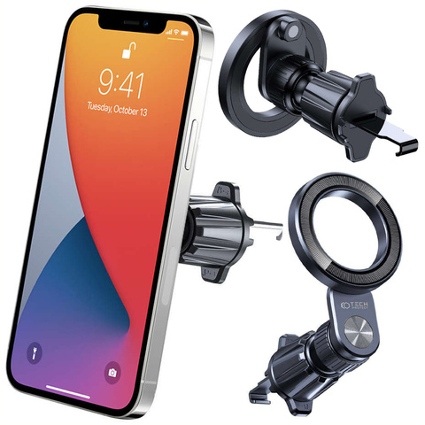 Магнітний автомобільний тримач MagSafe Vent Car Mount N53 для вентиляційної решітки Black