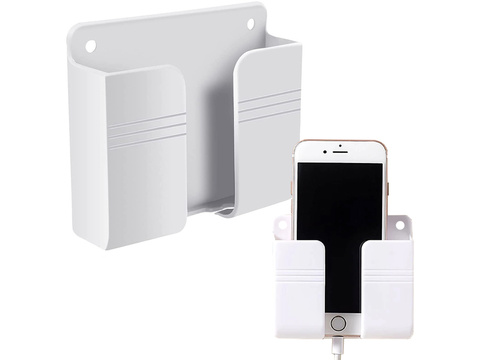 Alogy phone wall mount phone stand charging hook White