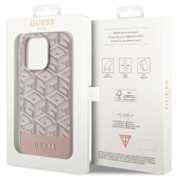 Etui Guess GUHMP14LHGCFSEP pro iPhone 14 Pro 6,1" pevný obal GCube Stripes MagSafe