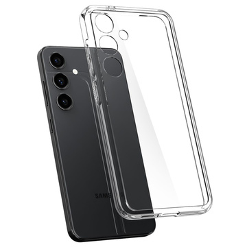 Case for Samsung Galaxy S24 Spigen Ultra Hybrid Case, transparent back cover, Crystal Clear Glass