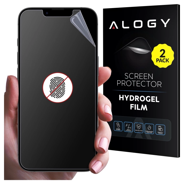 2x Folia "MATOWA" do Apple iPhone 16e Hydrożelowa Alogy HydroSkin Matte Pro™ na ekran do etui "BEZ ODCISKU PALCÓW"