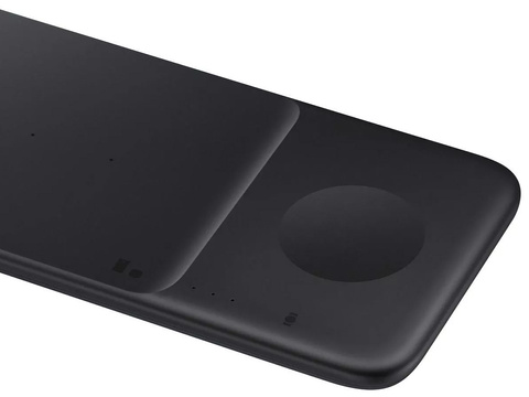 Original Samsung 3in1 Qi Induktionsladegerät EP-P6300TBEGEU Trio 25W