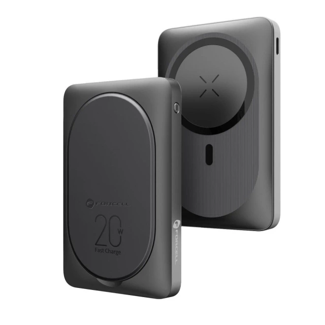 Powerbank Forcell MagStand 10000mAh MagSafe PD QC 15W Stand
