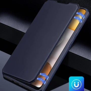 DUX DUCIS Skin X puzdrový kryt s flipovým krytom pre Samsung Galaxy A42 5G ružový