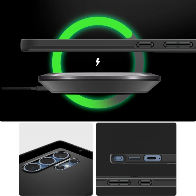 Etui do Samsung Galaxy S25 Ultra Black Spigen Thin Fit Mag MagSafe