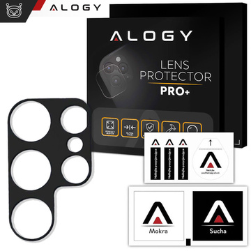 Металевий чохол для Samsung Galaxy S24 Ultra, захист для острівця камери, Alogy Metal Lens, чорний