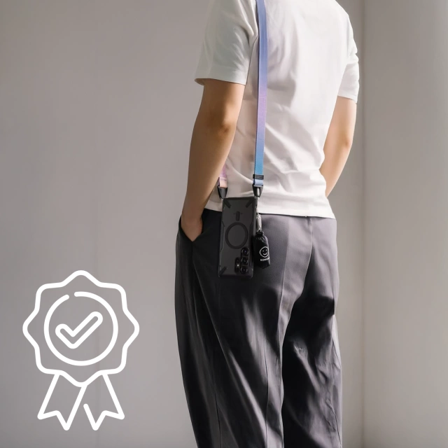 Etui für Samsung Galaxy S25 Ultra Ringke Fusion X Magnetic MagSafe Schwarz