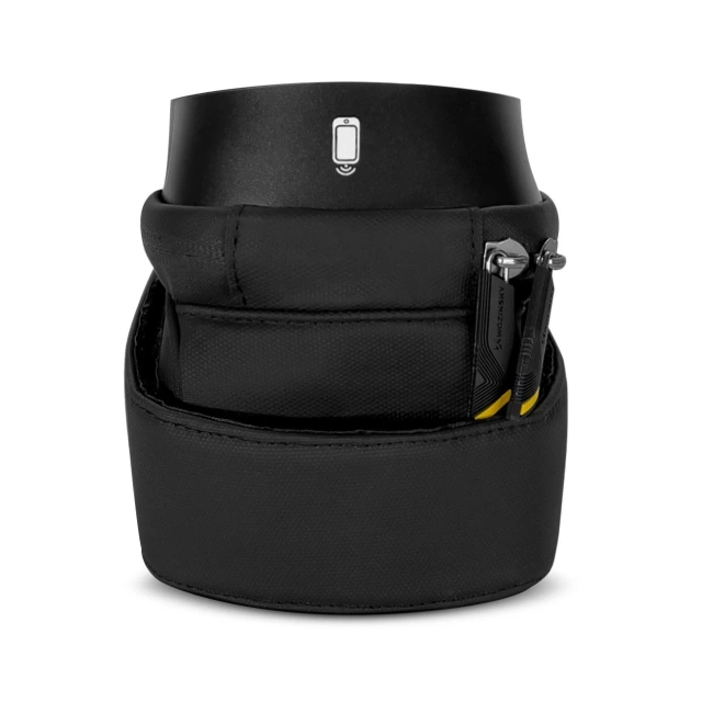 Велосипедна сумка Wozinsky з чохлом для телефону 1л чорна (WBB25BK)