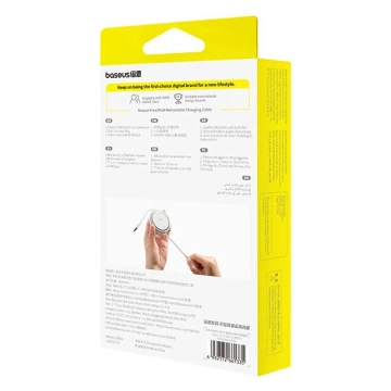 Baseus Free2Pull USB-C-Kabel für iP 20 W 1 m (Weiß)