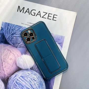Neue Kickstand Case Hülle für Samsung Galaxy A12 5G mit Ständer blau