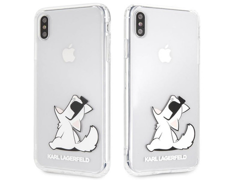 Etui Karl Lagerfeld Choupette do Apple iPhone XS Max Clear