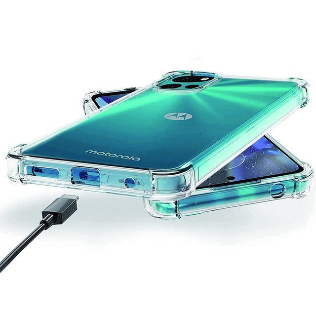 Броньований чохол ShockProof Alogy для Motorola Moto G22 Прозорий