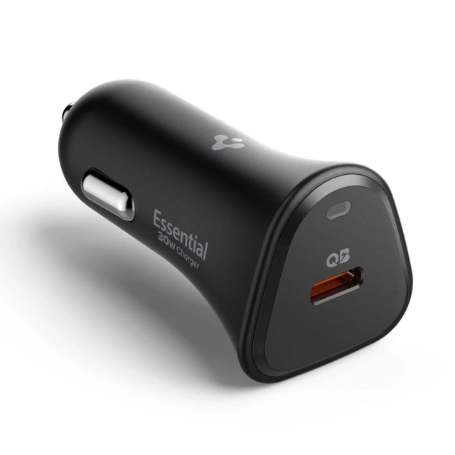 Автомобільний зарядний пристрій Spigen EV301 30 Вт USB-A Quantum Boost чорний