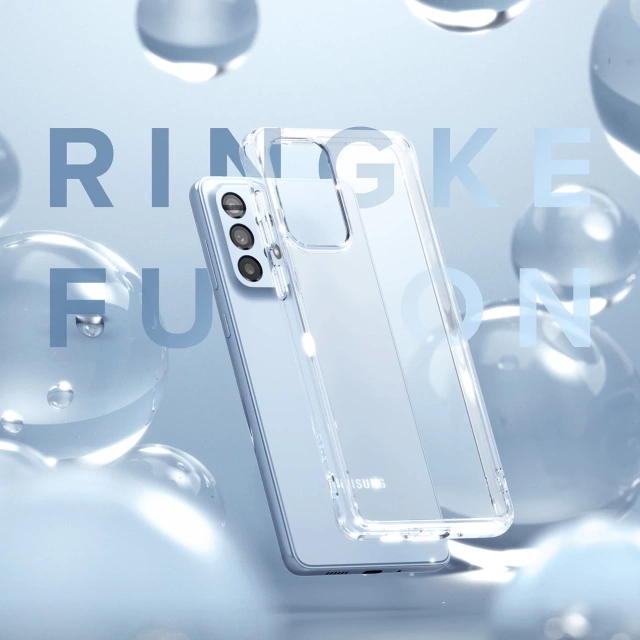 Ringke Fusion TPU-Hülle mit Rahmen für Samsung Galaxy A73 transparent