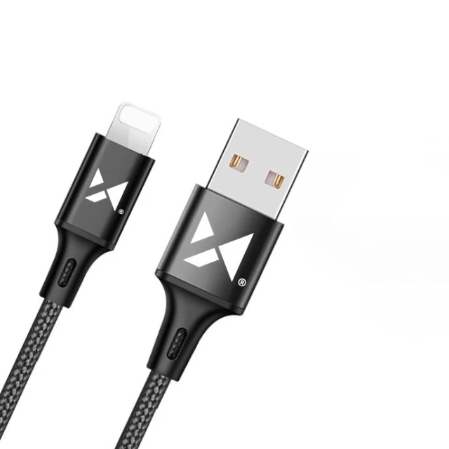 Wozinsky kábel USB kábel - Lightning 2,4A 2m čierny (WUC-L2B)