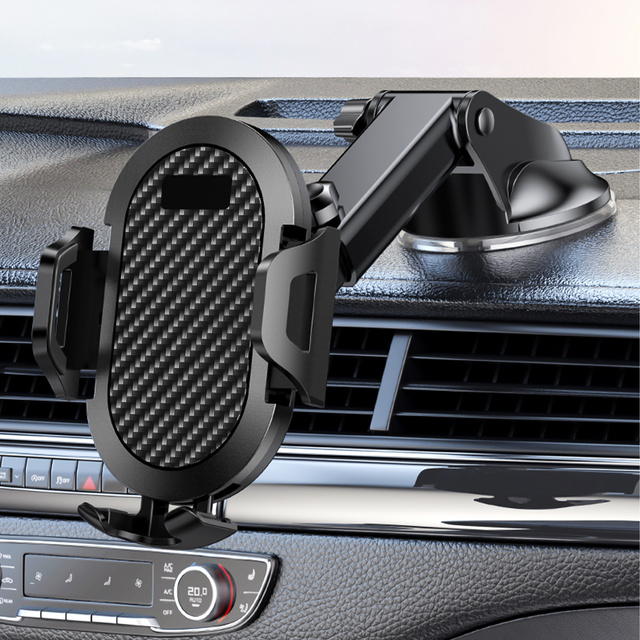 Autotelefonhalter, Fenster, Kühlergrill, Cockpit, Auto-Armaturenbrett, Autogitter, für das Telefon, Schwarz