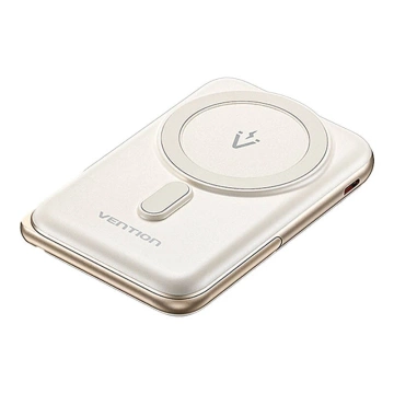 Магнітний зовнішній акумулятор Vention FHNW0 20 Вт, 10000 мАг (білий)