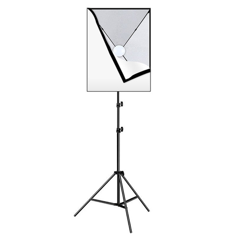 Softbox LED Puluz 50x70cm štúdiový set, statív, LED žiarovka 1 ks PU5070EU