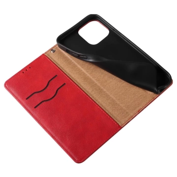 Magnet Strap Case Case pre iPhone 12 Pro Max Pouch Wallet Mini Lanyard Pendant Red