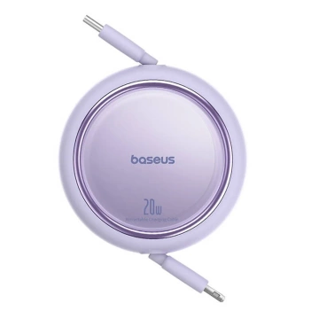 Kábel Baseus Free2Pull USB-C pre iP 20W 1m (fialový)