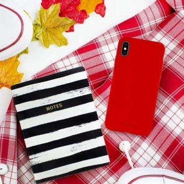 Silikónový obal na telefón Mercury pre iPhone 14 Pro červený/červený