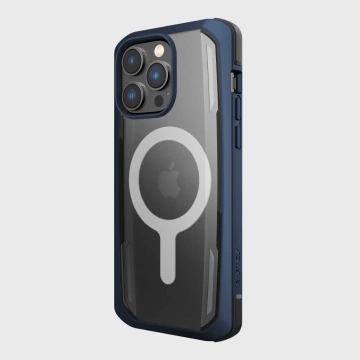 Raptic Secure Case pre iPhone 14 Pro s pancierovým modrým krytom MagSafe