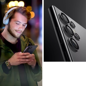 Spigen Optik.tR "EZ Fit" Camera Protector 2-Pack для Samsung Galaxy S24 Ultra Black