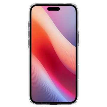 Скляний чохол для iPhone 16 Spigen Liquid Crystal protective cover Crystal Clear phone case