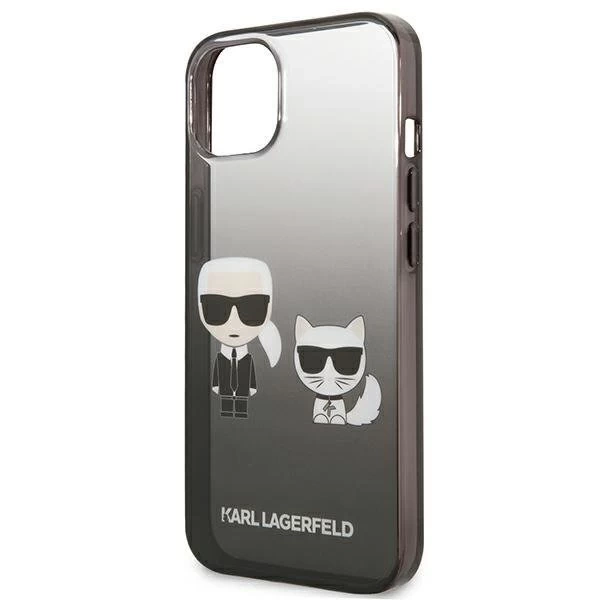Karl Lagerfeld KLHCP13STGKCK iPhone 13 mini 5,4" hardcase czarny/black Gradient Ikonik Karl