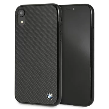 Захисний чохол для телефону BMW BMHCI61MBC для Apple iPhone Xr чорний/чорний Siganture-Carbon