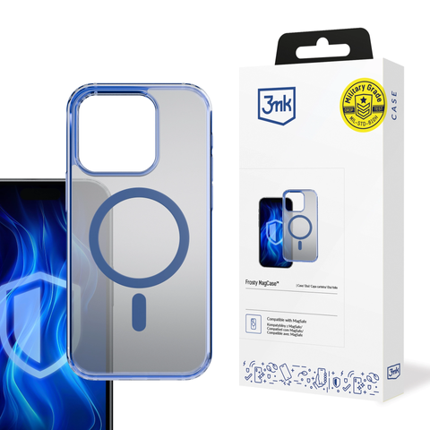 Etui na Apple iPhone 13 Pro 3mk Frosty MagCase Blue