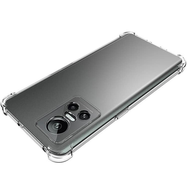 ShockProof Alogy Silicone Armor Case for Realme GT Neo 3 Global Transparent