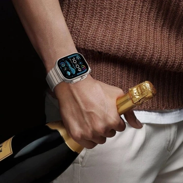 Pasek Stal Tech-Protect LinkBand Apple Watch 44–49 mm Titanium