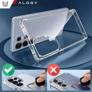 Pouzdro pro Apple iPhone 16 Pro Max Alogy Anti-Shock Hybrid Case pro MagSafe Transparent