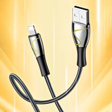 USB kabel řady Joyroom Mermaid - Lightning 2,4A 1,2m czarny (S-1230K6)